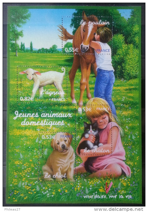 Jeunes Animaux De La Ferme  2006  -  Poulain / Agneau / Chaton / Chiot  -  Neuf - Collections