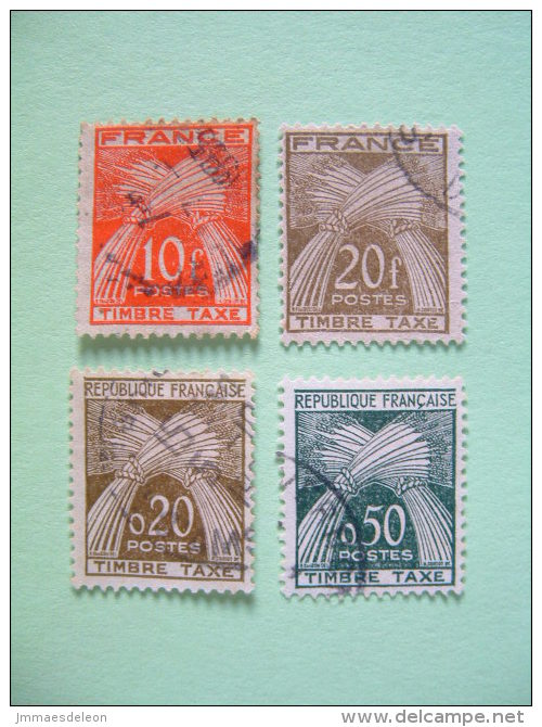 France 1946/60 Due Tax Stamps - Wheat Harvest - 1960-.... Gebraucht