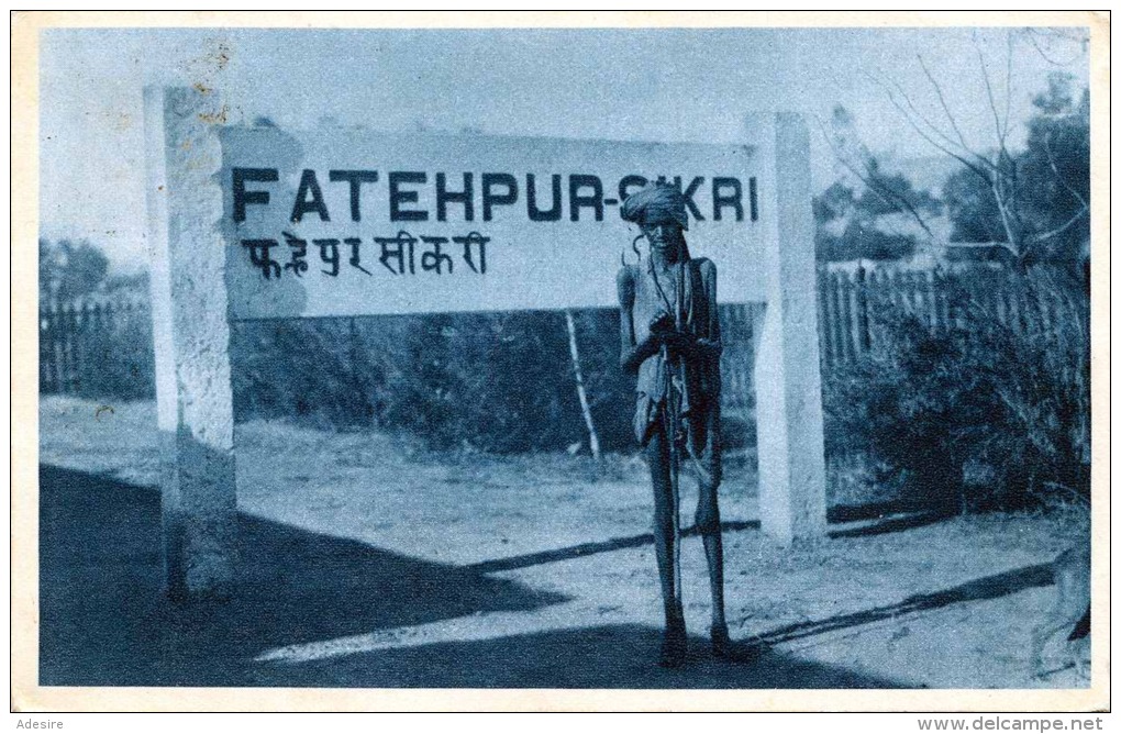 RAR! Indischer Fakir, Karte Gel.1933 Von Indien > Wien - Indien