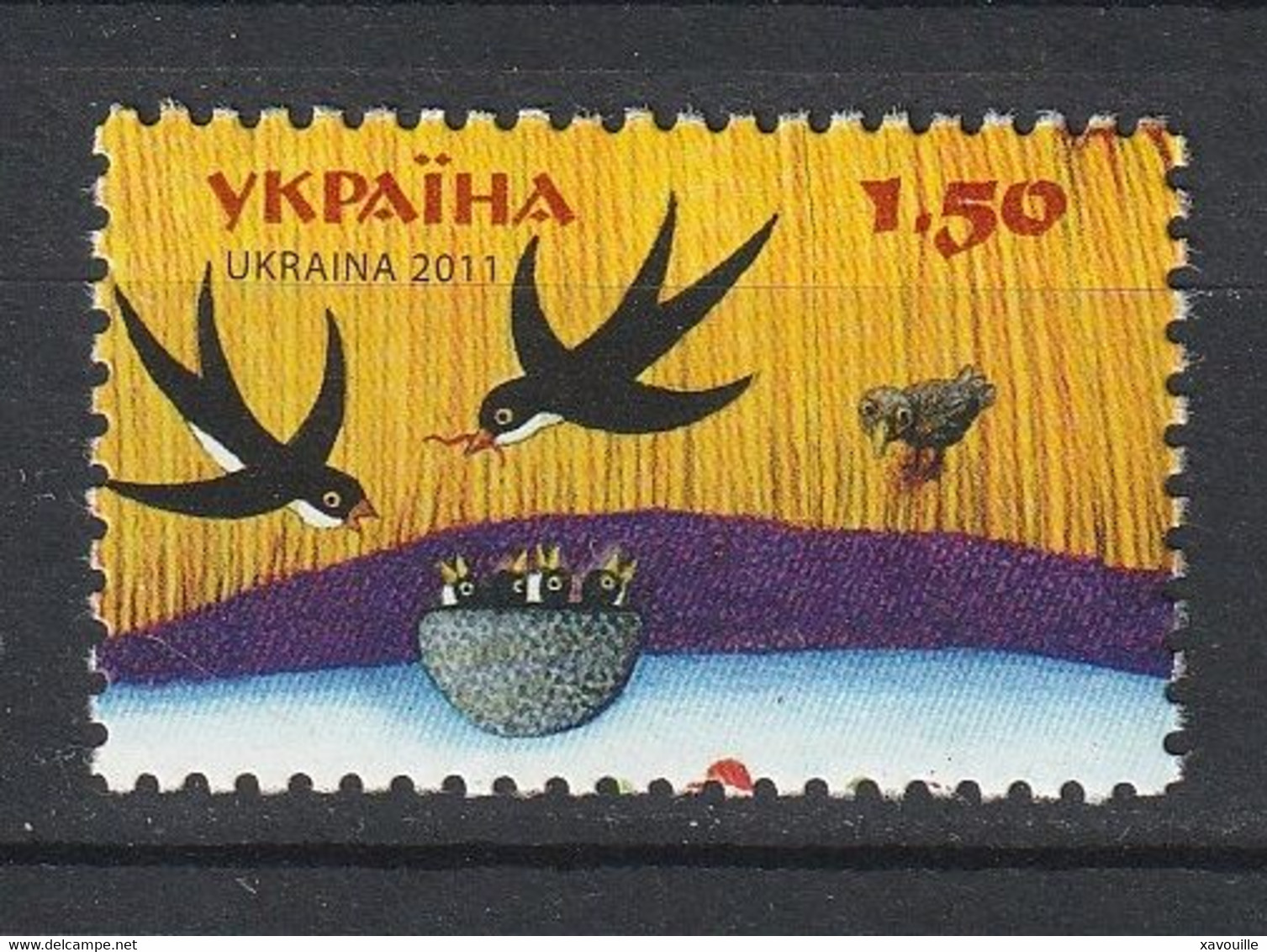 Ukraine 2011 - Hirondelle - Zwaluwen