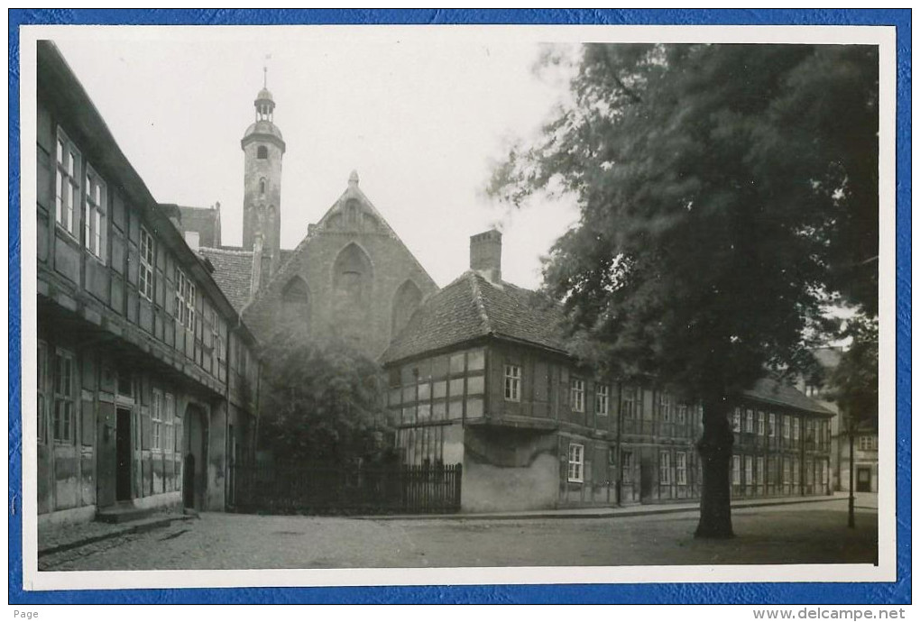 Brandenburg,Havel,Teilansicht,Strassen-Häuseransicht,ca.1920-1940,Fotokarte, - Brandenburg