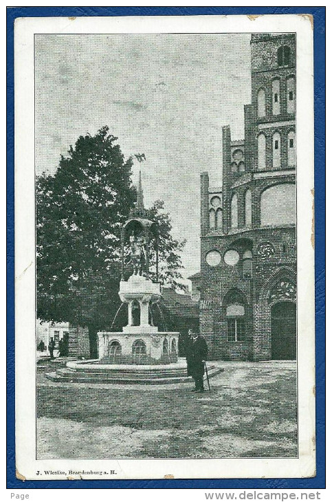 Brandenburg,Havel,Denkmal Des Kurfürsten Enthüllt Durch S.M. Kaiser Wilhem II Am 30.Mai 1912, 500Jahrfeier Des Eintritt - Brandenburg
