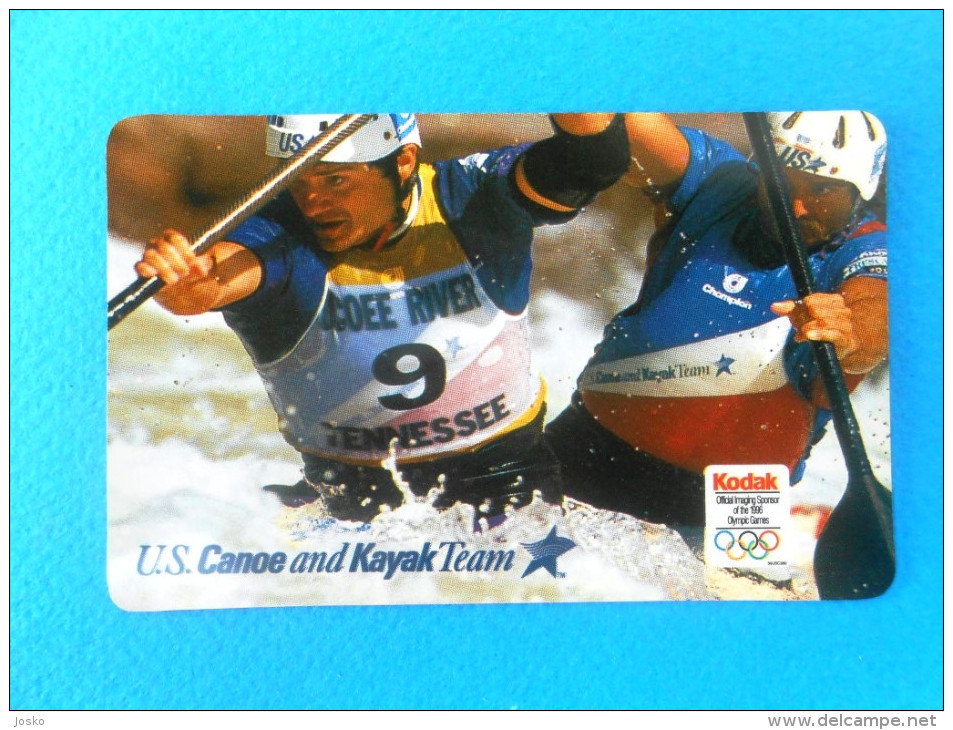 US CANOE And KAYAK Team  ( Usa AT&T Prepaid Card ) Kayaking Kayac Kajak Kayacing Kajaking Canoeing Canoa Paddel Kanu - AT&T