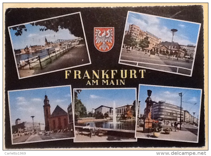 FRANKFURT AM MAIN VIAGGIATA 1962 - Altri & Non Classificati