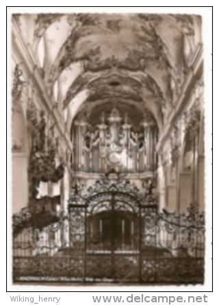 Amorbach - S/w Abteikirche - Blick Zur Orgel - Amorbach