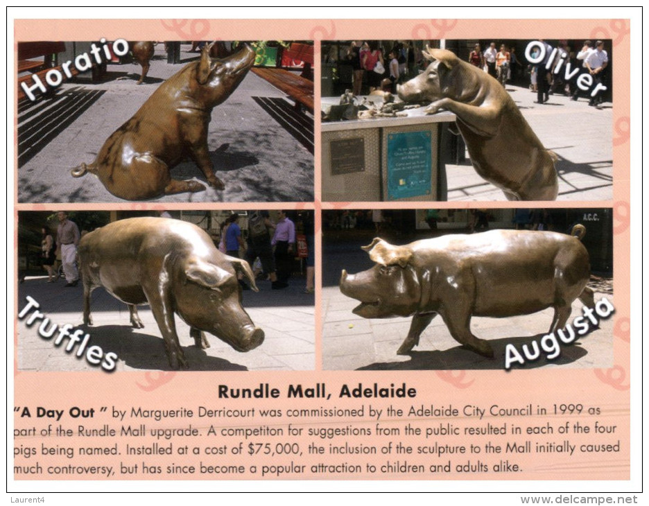 (456) Australia - SA - Ruddle Mall Pigs - Adelaide