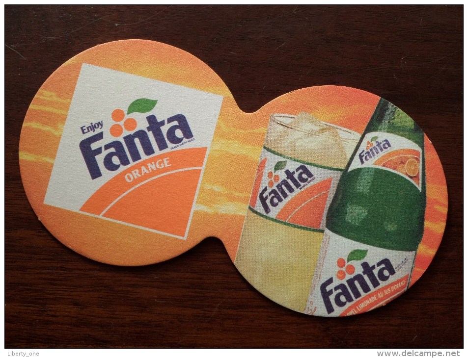 Enjoy FANTA Orange ( Sous Bock / Coaster / Onderlegger ) Zie Foto´s Voor Detail ! - Sous-bocks