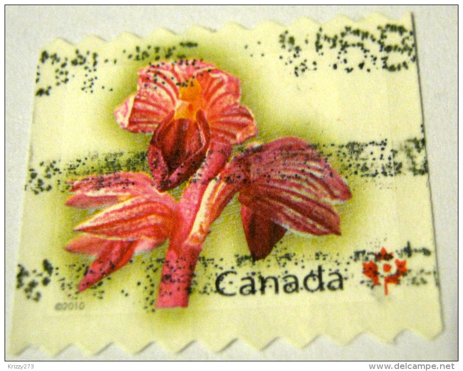 Canada 2010 Flower Priority - Used - Gebruikt
