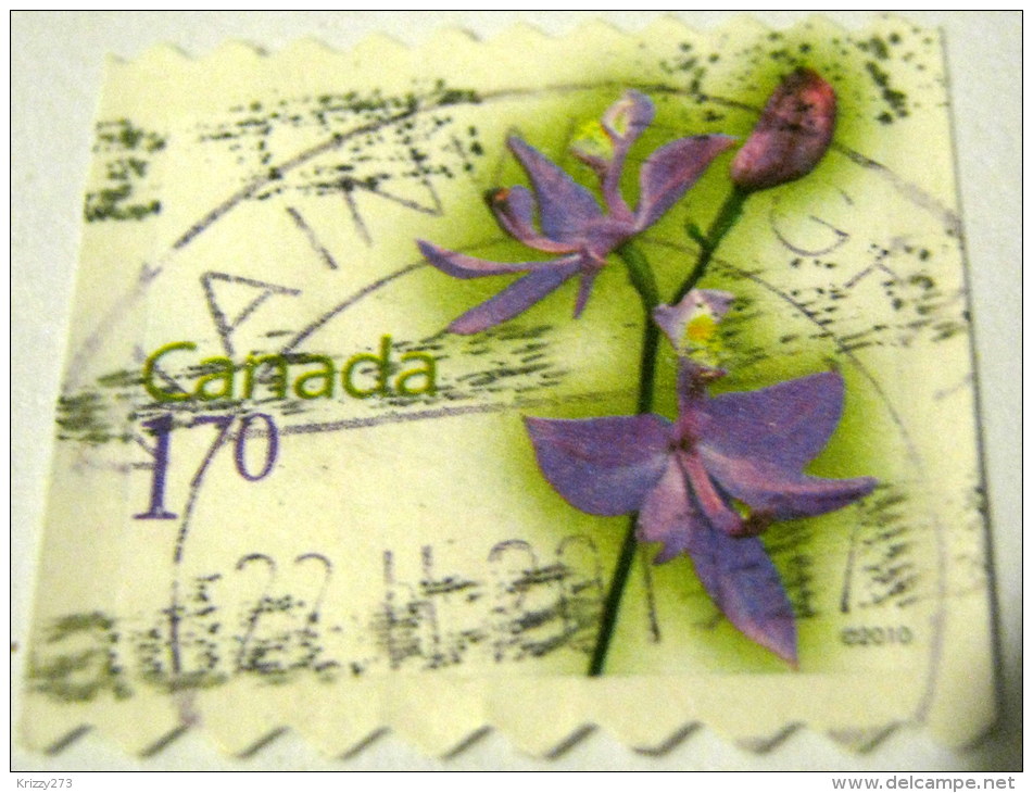 Canada 2010 Flower $1.70 - Used - Usati