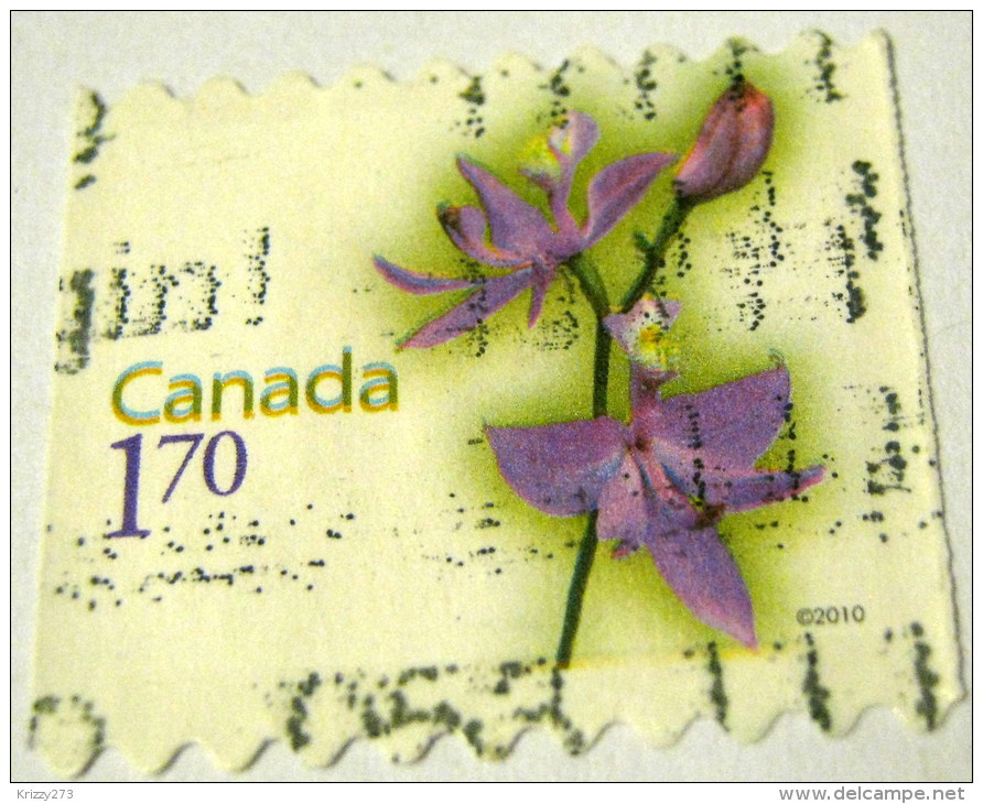 Canada 2010 Flower $1.70 - Used - Usati