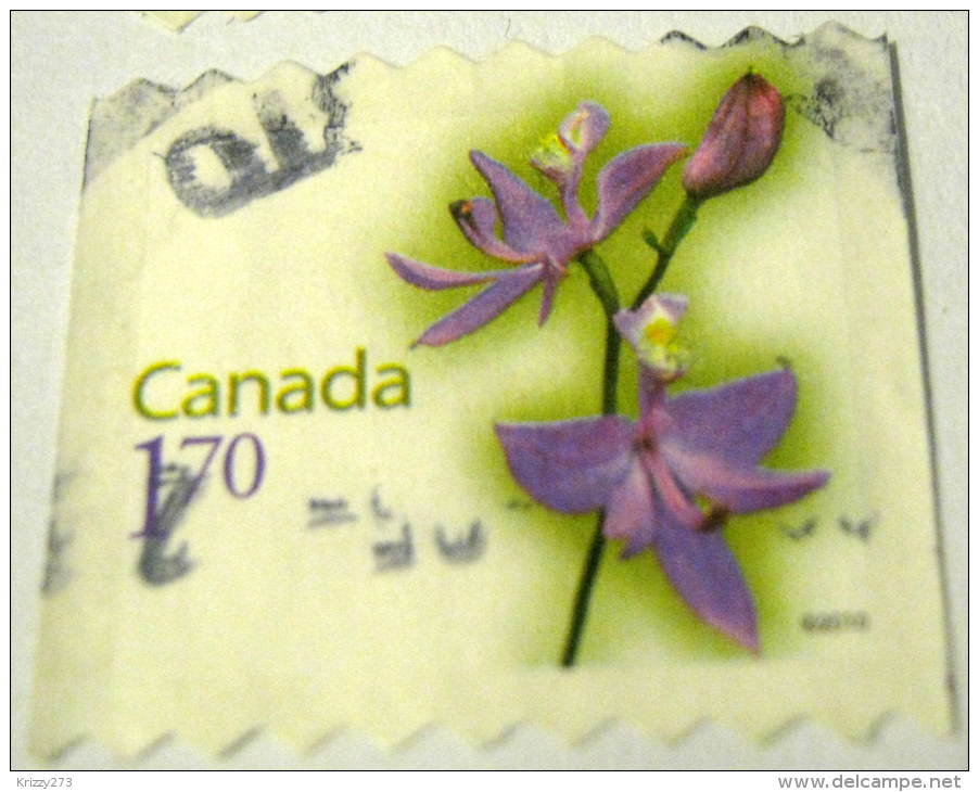 Canada 2010 Flower $1.70 - Used - Gebruikt