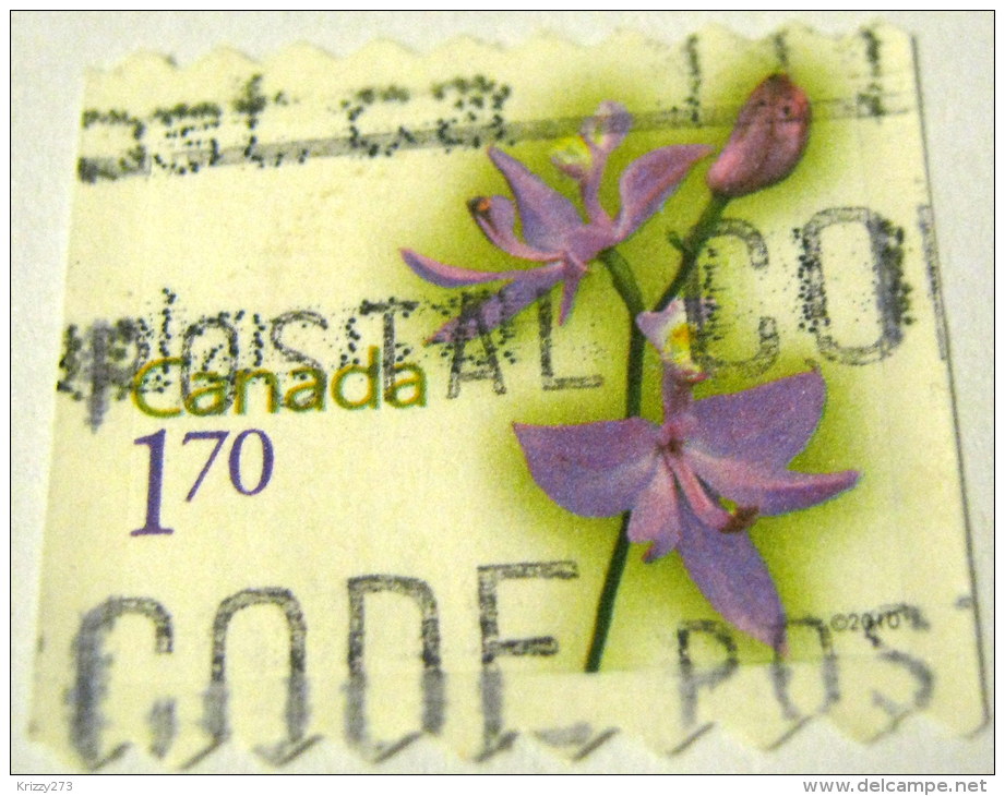 Canada 2010 Flower $1.70 - Used - Usati