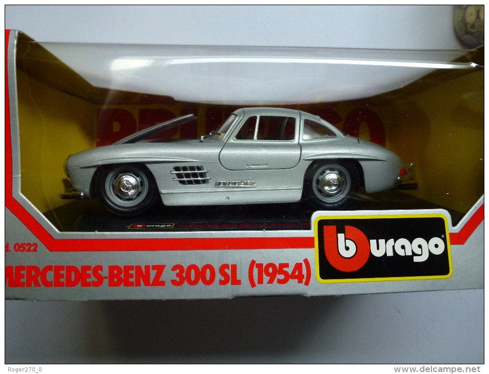 Superbe Maquette 1/24 Burago , Auto Mercédés 300 SL , Neuve - Burago