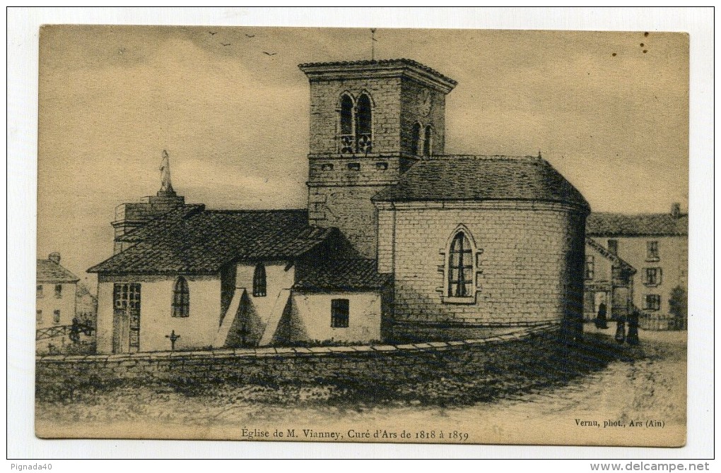 CP , 01 , ARS , Eglise De M. Vianney , Curé D'Ars De 1818 à 1859 - Ars-sur-Formans
