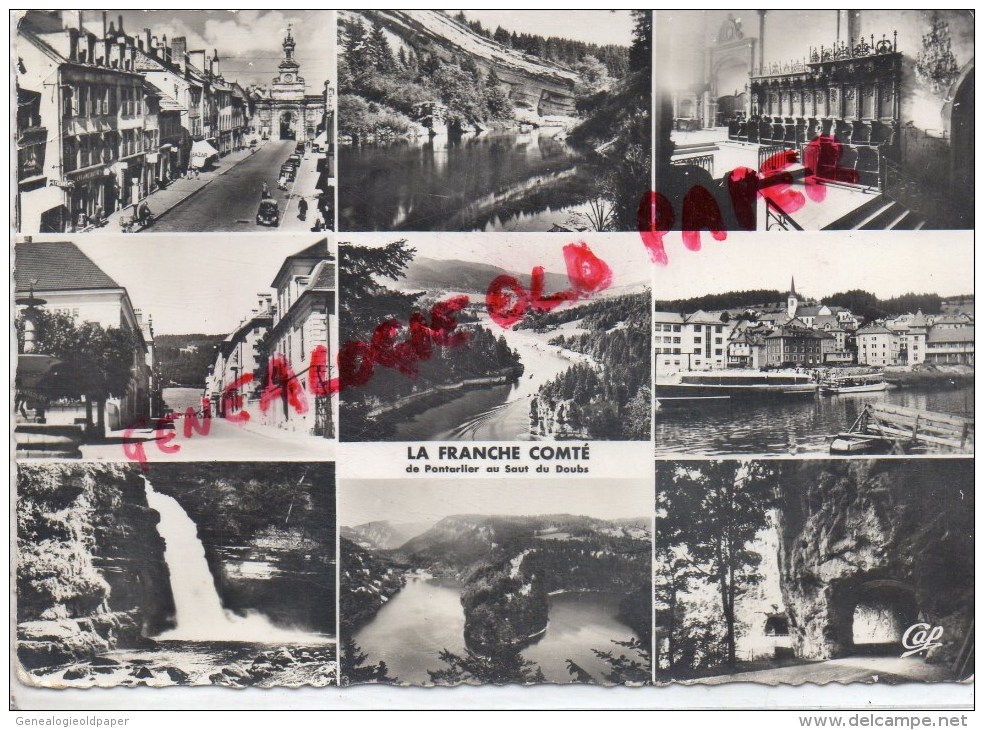 25 - LA FRANCHE COMTE DE PONTARLIER AU SAUNT DU DOUBS - MORTEAU - MONTBENOIT-VILLERS LE LAC - Pontarlier