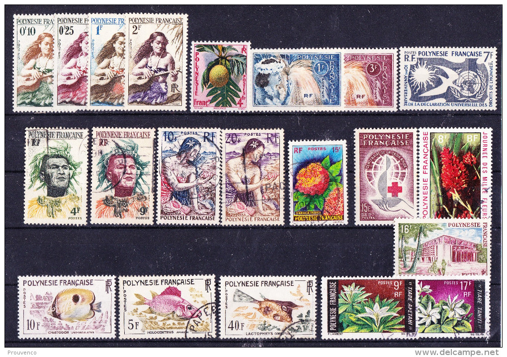 POLYNESIE   JOLI  LOT NEUFS * / OBLIT. PAS DE DEFAUTS   TB-- 2 PHOTOS - Lots & Serien