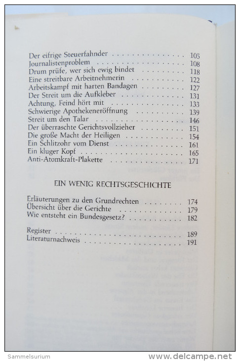 B. Kraushaar "Geschichten Aus Gerichten" Spannende Fälle Und Entscheidungen, Gebundene Ausgabe Mit Schutzumschlag - Ediciones Originales