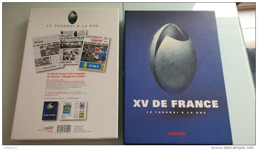 L'Equipe   XV De France Le Tournoi à La Une   De 1911 à 2005 - Rugby
