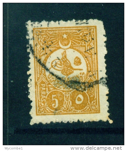 TURKEY  -  1908  5pa  Used As Scan - Used Stamps