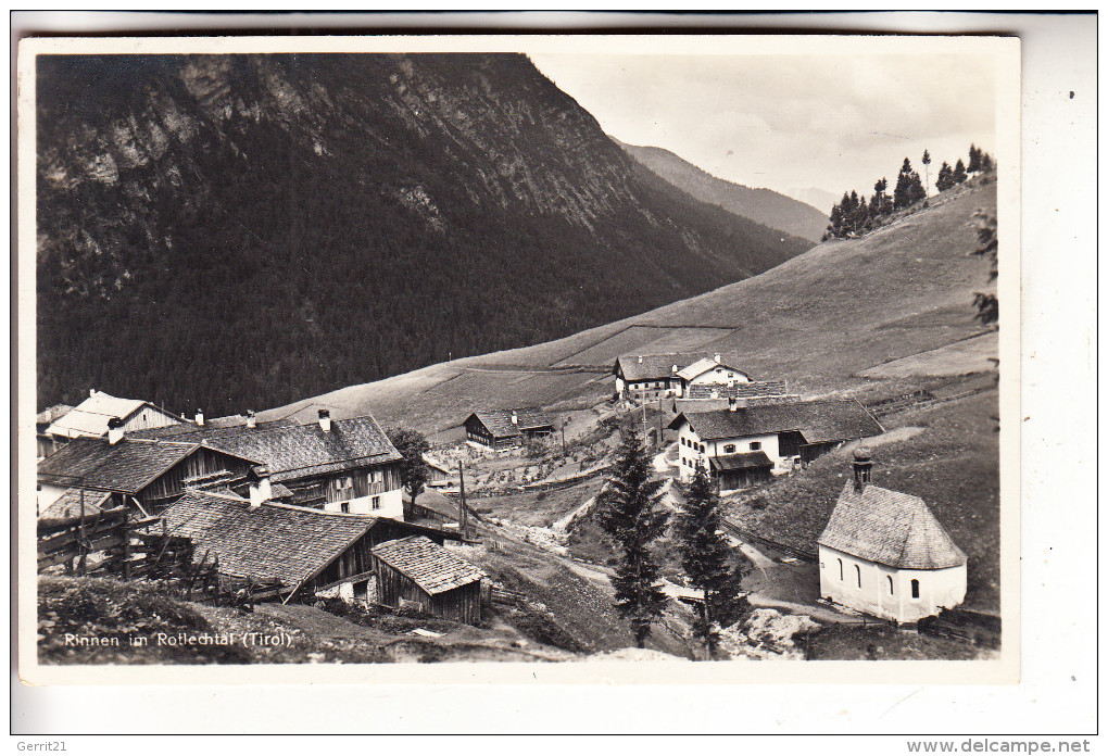 A 6622 BERWANG - RINNEN, Panorama, 1938 - Berwang