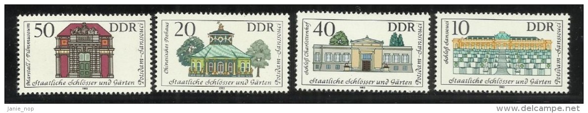 German Democratic Republic 1983 Palaces MNH - Altri & Non Classificati