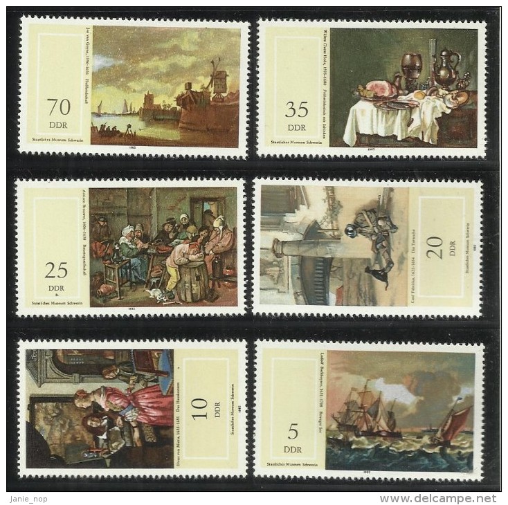 German Democratic Republic 1985 Seascapess MNH - Unused Stamps