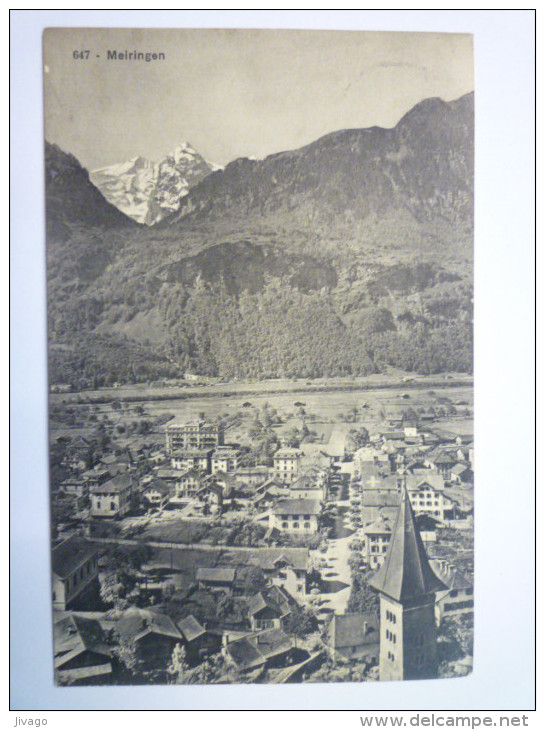 MEIRINGEN  1912  :  Vue Générale   - Other & Unclassified