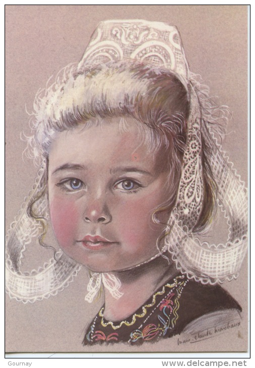 Les Enfants Bretons De Marie Claude Monchaux : Fillette Du Porzay Vers 1900 - Plonévez-Porzay