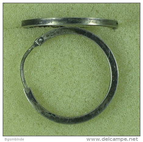 Antike Schlichte Ohrringe - Silber 835 - Boucles D'oreilles