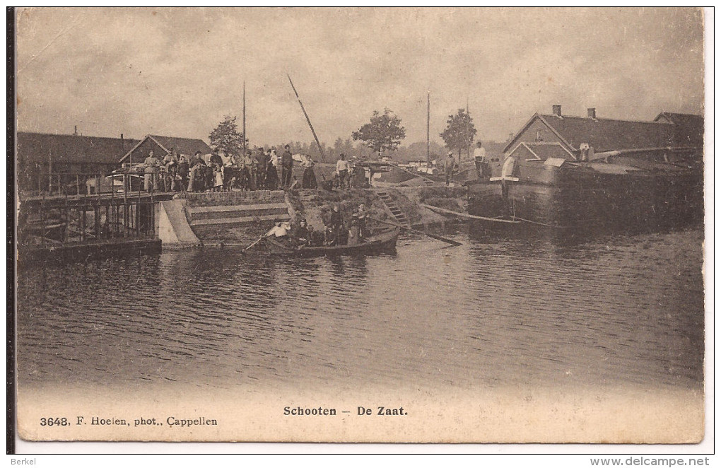 SCHOTEN SCHOOTEN DE ZAAT BINNENVAARTSCHIP HOELEN  3648 Re 260 - Schoten