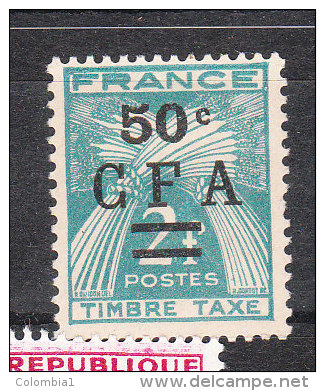 REUNION YT TAXE 37 Neuf - Timbres-taxe