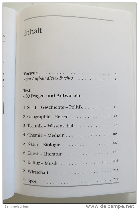 Doris Und Frank Brenner "Das Große Testbuch Der Allgemeinbildung" Mit über 600 Fragen Und Antworten - Andere & Zonder Classificatie