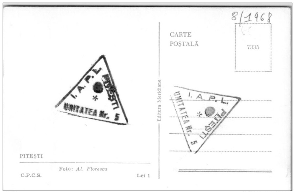 PITESTI  / LOT  1070 - Roemenië