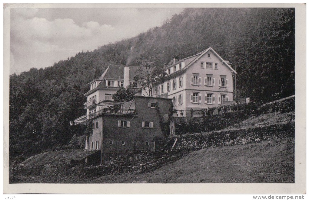 Beamten-Erholungsheim Haus Wasserfall LIERBACH POST OPPENAU (1942) - Oppenau