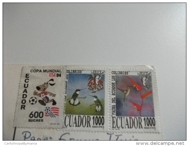 STORIA POSTALE FRANCOBOLLO COMMEMORATIVO ECUADOR BAHIA DE SALINAS - Equateur