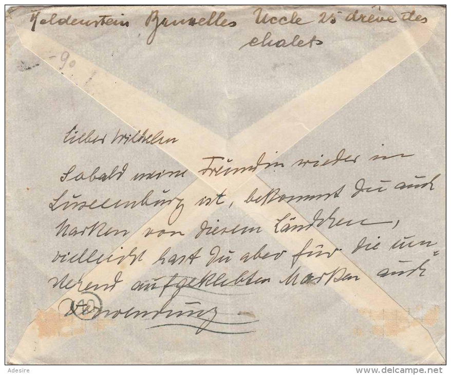 Belgium Letter 1947 - Briefe U. Dokumente