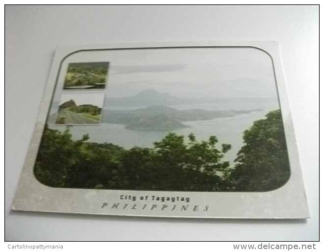 STORIA POSTALE ANNULLO ROSSO PILIPINAS CITY OF TAGAYTAY CAVITE PHILIPPINES - Filippine