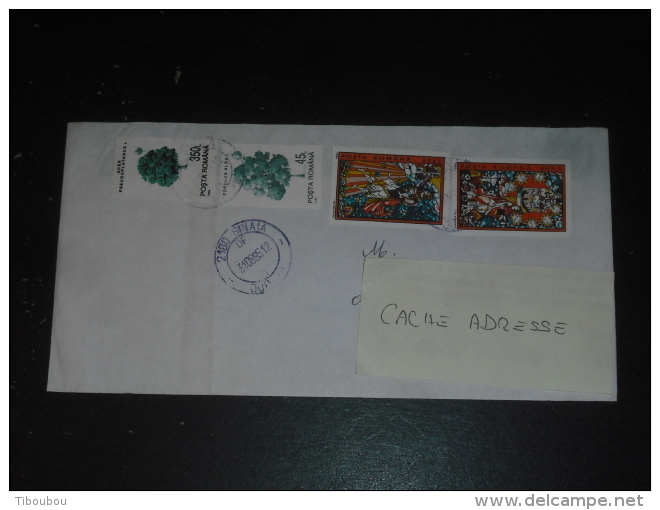 LETTRE ROUMANIE ROMANIA ROMANA AVEC YT 4166 4162 4151 4149 - ARBRE TREE ERABLE PEUPLIER - CONTE POPULAIRE - - Storia Postale