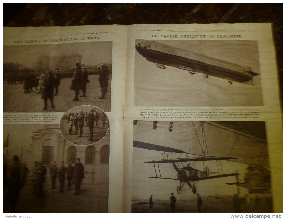 1919 LPDF:Fanions LPDF à l' escadrille américaine;ODESSA ;Un SINGE domestiqué pourrait faire des tâches simples gratuit