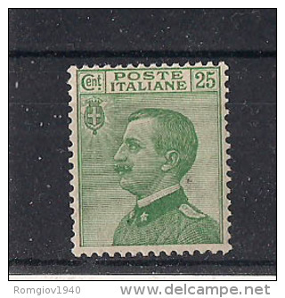 REGNO D'ITALIA   1927  EFFIGE  V.EMANUELE  III   SASS. 219  MNH XF - Nuovi