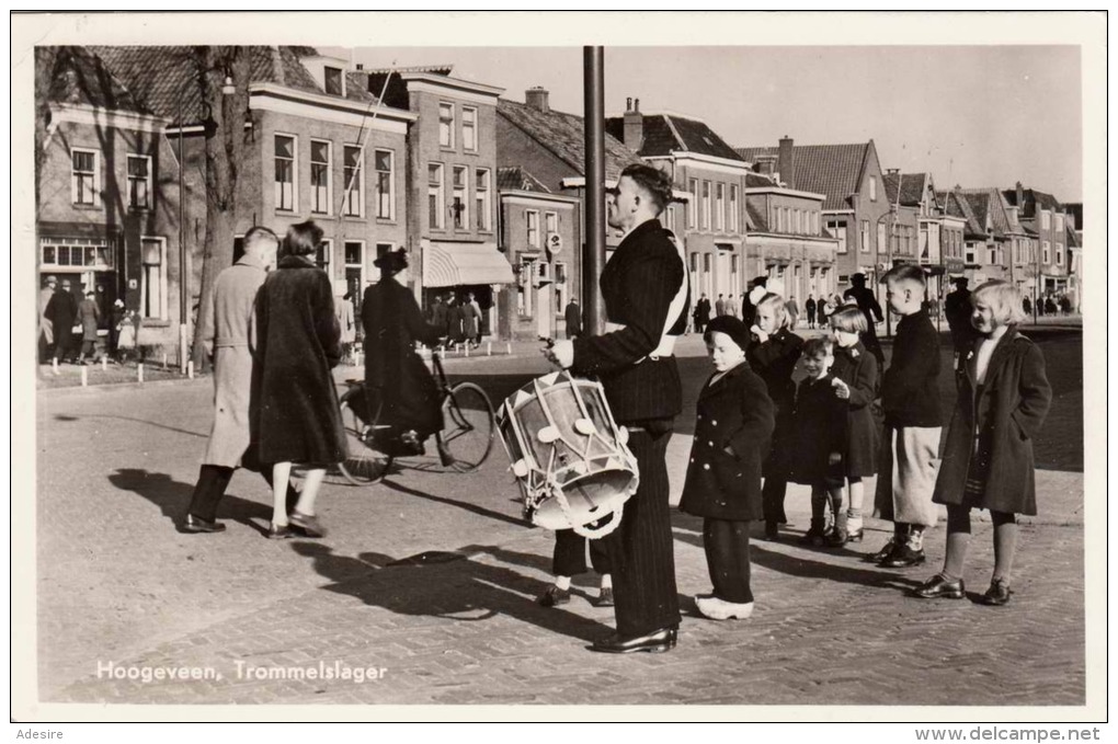 HOOGEVEEN Trommelslager Fotokarte 1958 - Sonstige & Ohne Zuordnung