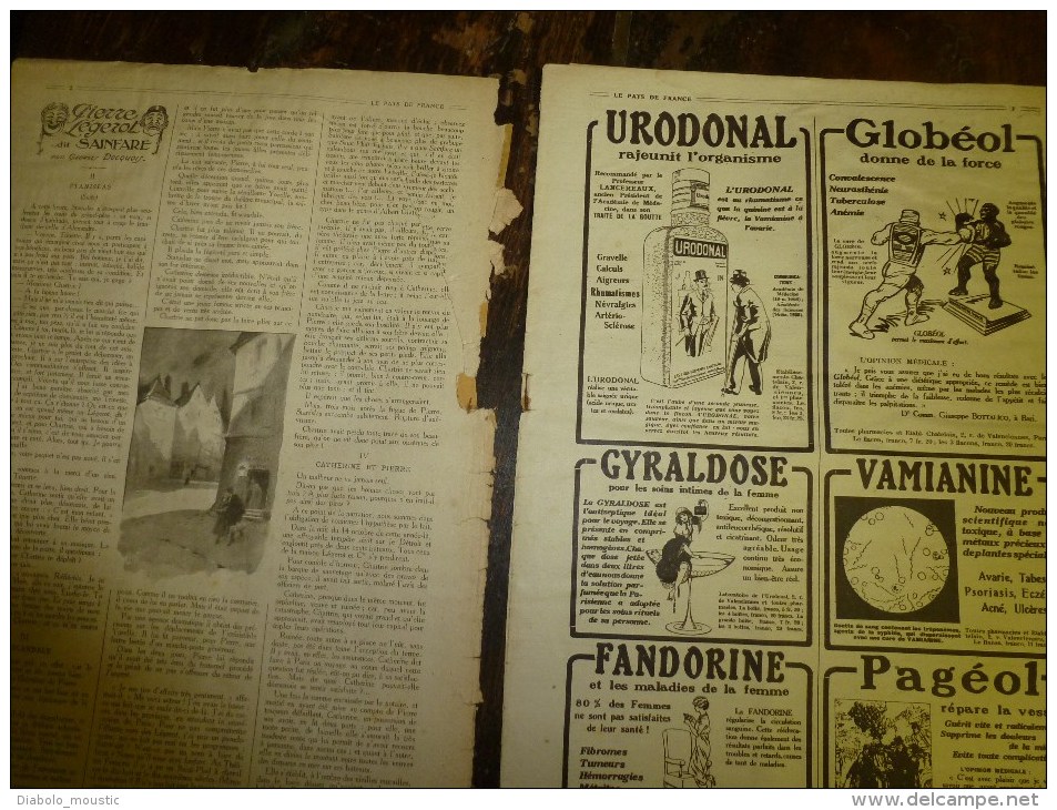 1919 LPDF:L'Allemagne Donne Son Or Pour Vivre;Foire PAIN D'EPICE Place Du Trône;ROUMANIE Par Les Poupées;Crime MAGYARE - Französisch