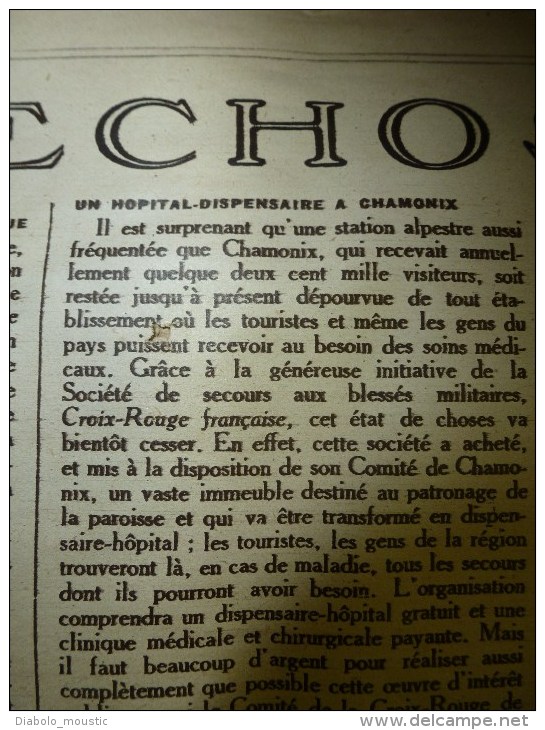 1919 LPDF:L'Allemagne donne son or pour vivre;Foire PAIN d'EPICE place du Trône;ROUMANIE par les poupées;Crime MAGYARE