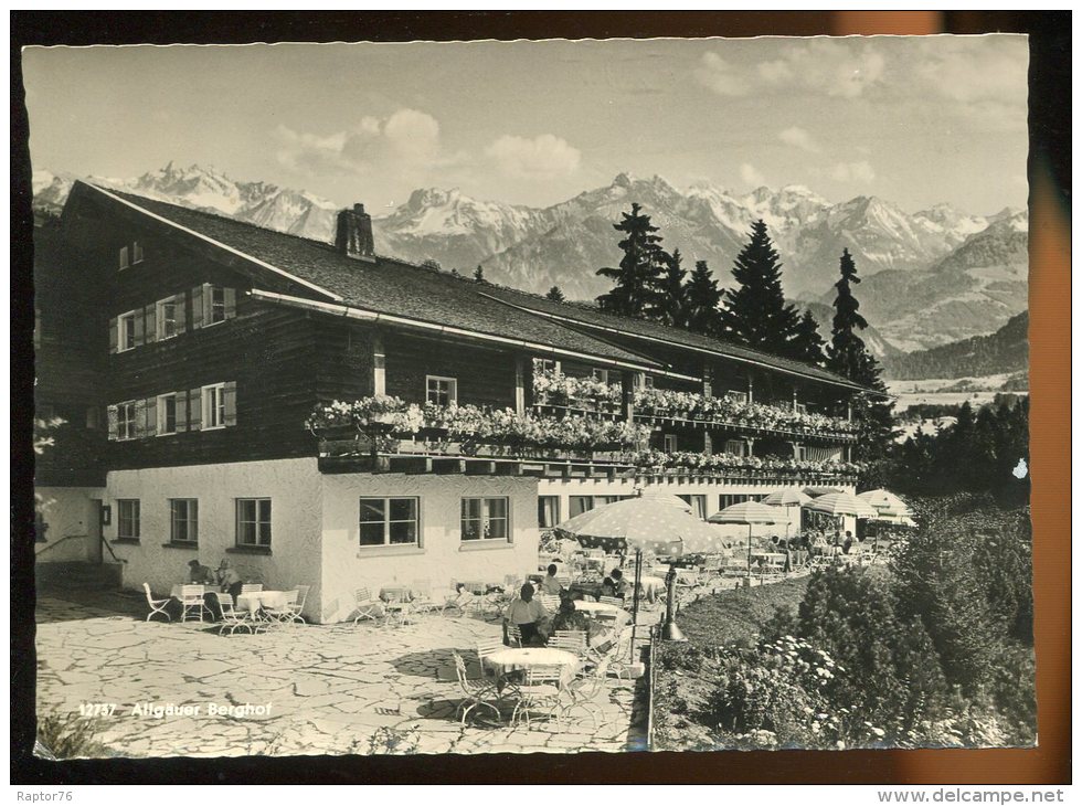 CPM Non écrite Allemagne Allgäuer Berghof Mit Alpe Eck Im Schneesicheren Hörnergebief - Sonthofen