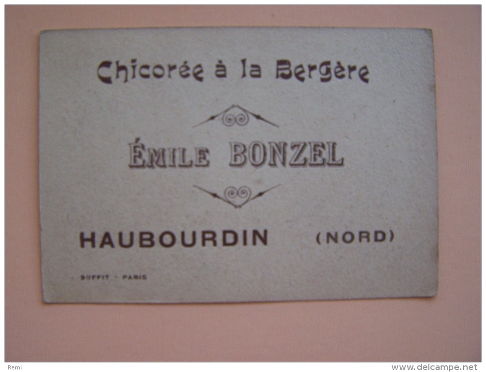 CHROMO CHICOREE à La BERGERE Emile BONZEL HAUBOURDIN Nord PORTRAIT - Autres & Non Classés