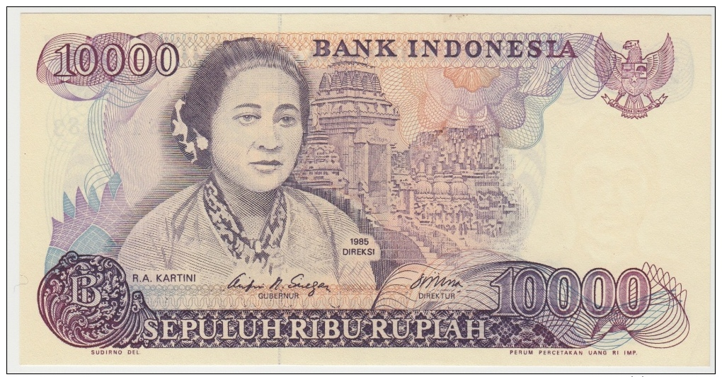 INDONESIE 10000 Roupies 1985 P126a UNC - Indonésie