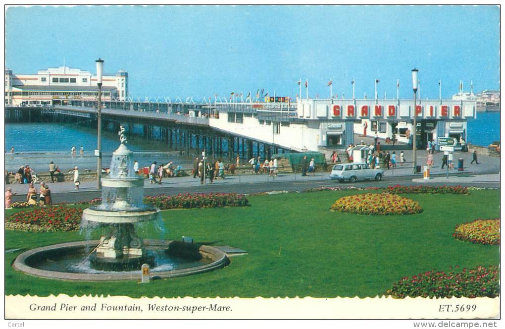 WESTON-SUPER-MARE - Grand Pier And Fountain - Weston-Super-Mare