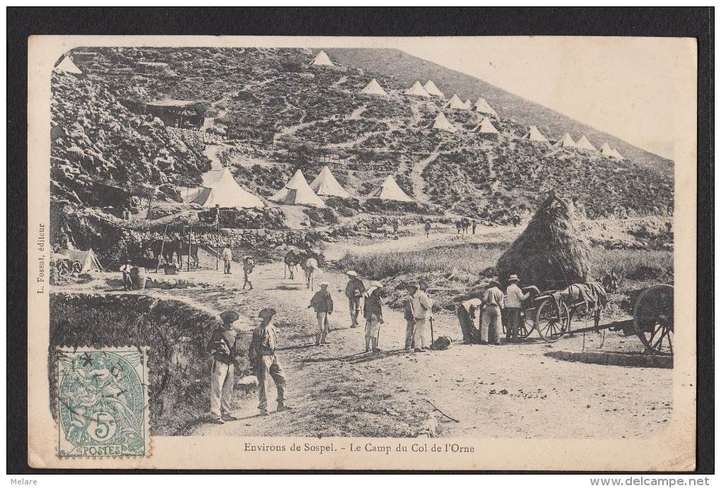 06 LUCERAM Militariat Environ De Sospel Le Camp Du Col De L'orne - Lucéram