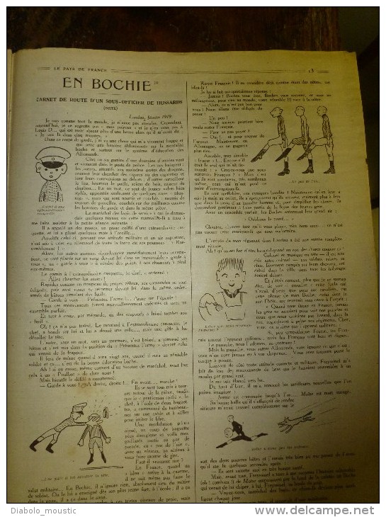 1919 LPDF:Fourrage marin;Rainsart,Sains-du-Nord;Fbg Poissonnière; ALLEMAGNE;Bon charbon-poussier;DUNKERQUE; Pomme de t