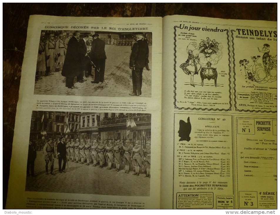 1919 LPDF:Fourrage marin;Rainsart,Sains-du-Nord;Fbg Poissonnière; ALLEMAGNE;Bon charbon-poussier;DUNKERQUE; Pomme de t